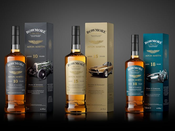 Bowmore's 'Designed by Aston Martin' collection is back for another round