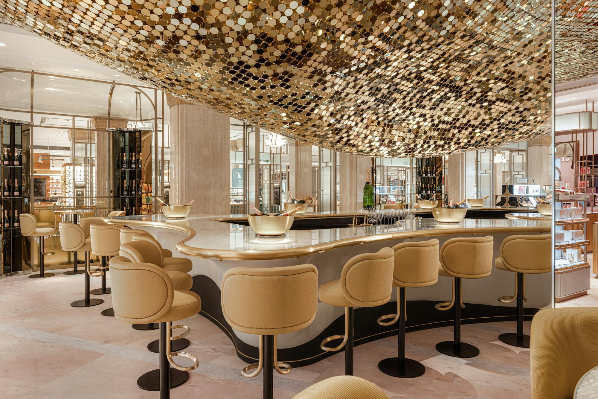 The Grand Tour Inside the new Sybarite-designed Moët & Chandon Champagne Bar at Harrods 