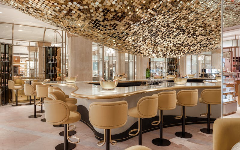 Inside the new Sybarite-designed Moët & Chandon Champagne Bar at Harrods