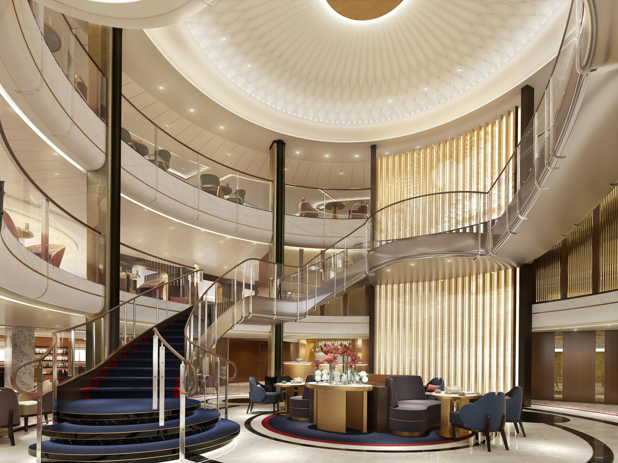 Member News David Collins Studio reveals its first interior designs for Cunard's new Queen Anne liner 