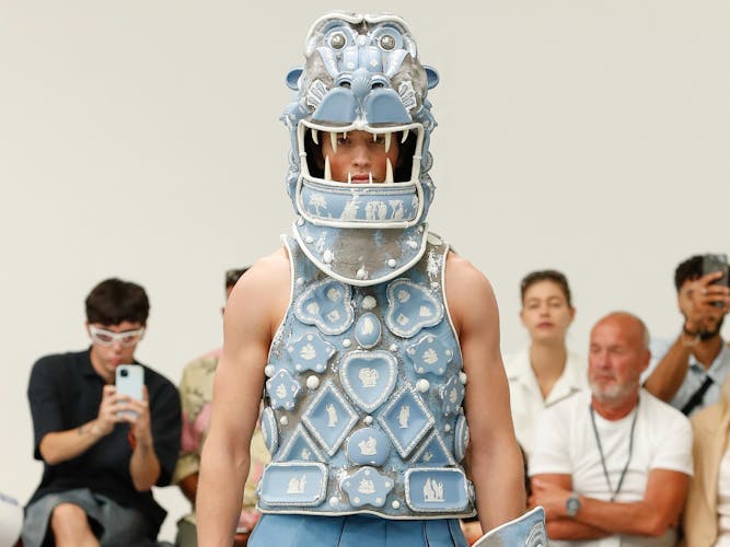 Wedgwood collaborates with Charles Jeffrey Loverboy for Milan Fashion Week